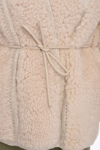 Cappotto in Shearling KALEIDOSCOPE con Cintura