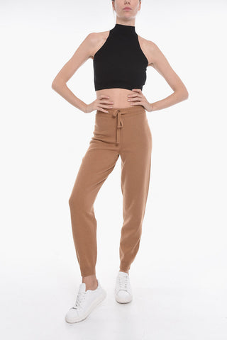 Pantaloni in Maglia con Elastico alla Caviglia