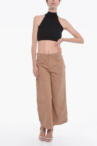 Cropped Fit SANTA BARBARA Chinos Pants with Martingale