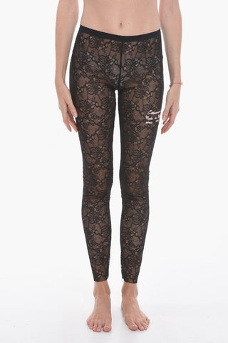UNDERWEAR Embroidered Lace Collant