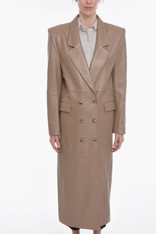 Soft-leather GREENOCK Double-breasted Coat