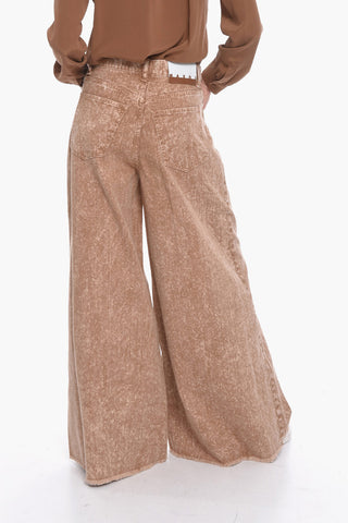 Pantaloni 5 Tasche MARBLE DYED con Gamba Ampia