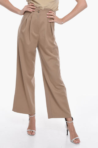 Double-pleated MOSCHATO Palazzo Pants