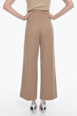 Double-pleated MOSCHATO Palazzo Pants