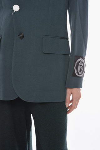 MM6 Double-breasted CAPULET Wool Blend Blazer