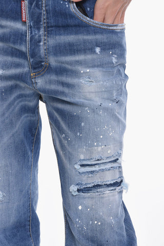 Distressed Roadie Fit Denims 21cm