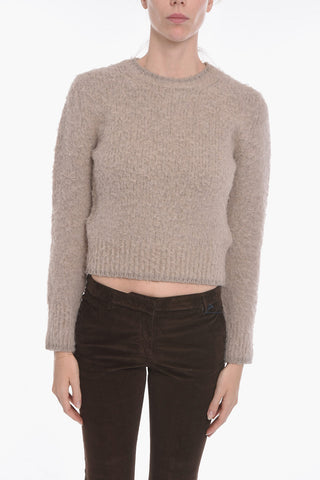 Crew Neck Alpaca Blend Sweater