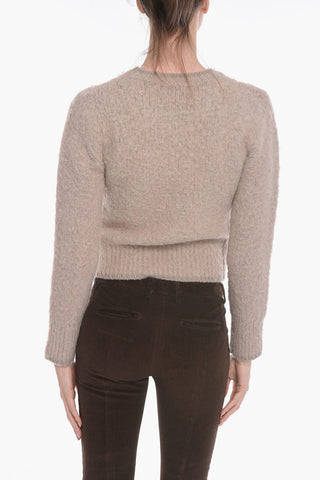 Crew Neck Alpaca Blend Sweater