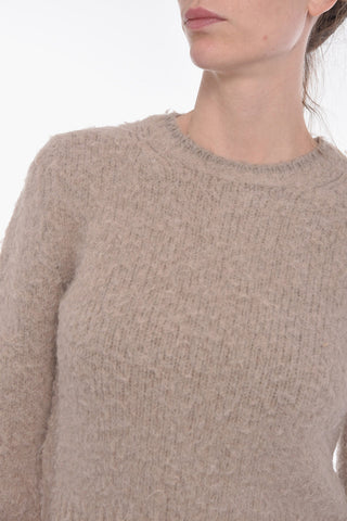 Crew Neck Alpaca Blend Sweater