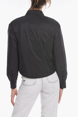 Snap Button Padded Overshirt