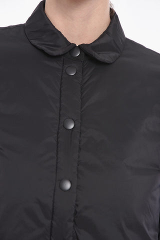 Snap Button Padded Overshirt