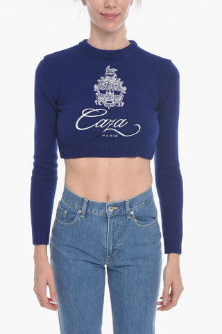 Cashmere Blend CAZA Crop Sweater