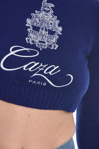 Cashmere Blend CAZA Crop Sweater