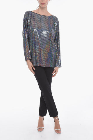 Maglia Oversized MIRROR PARTY a Spalla Scesa