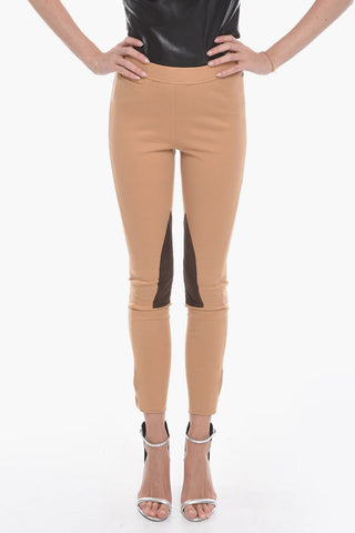 Leggings CONCEPT in Misto Lana con Bottoni alla Caviglia
