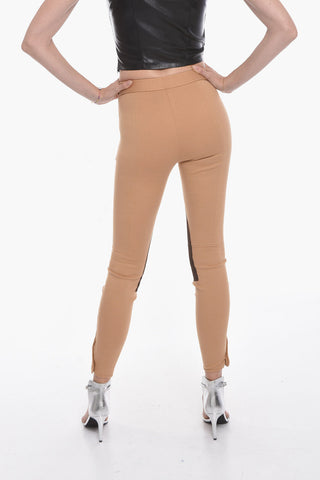 Leggings CONCEPT in Misto Lana con Bottoni alla Caviglia