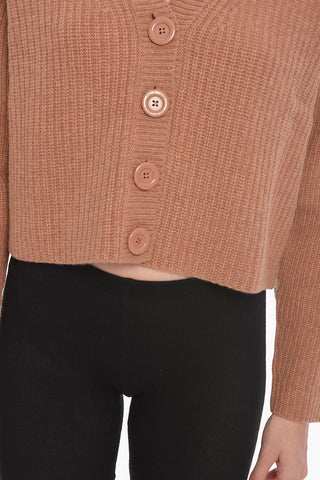 SEE BY Wool Blend Crop Cardigan