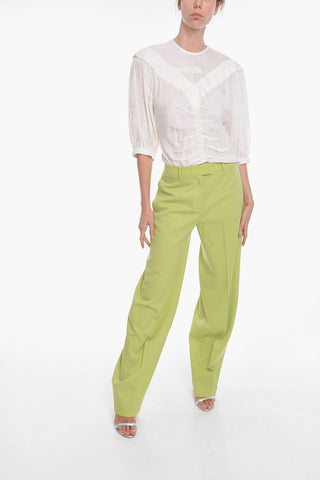 Wool JAGGER Trousers with Loose-fit