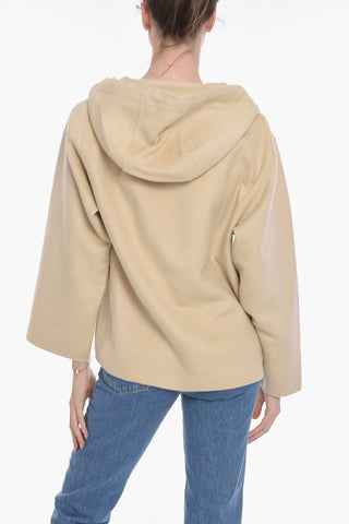 Felpa Hoodie UNISEX MOSHE in Misto Lana