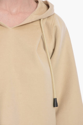 Felpa Hoodie UNISEX MOSHE in Misto Lana