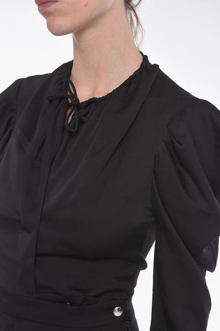 Jumpsuit LAMAS in Satin con Maniche a Palloncino