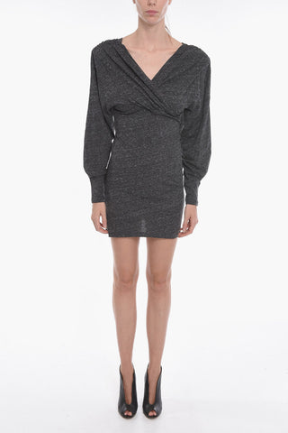Padded Shoulders LARRA Jersey Dress