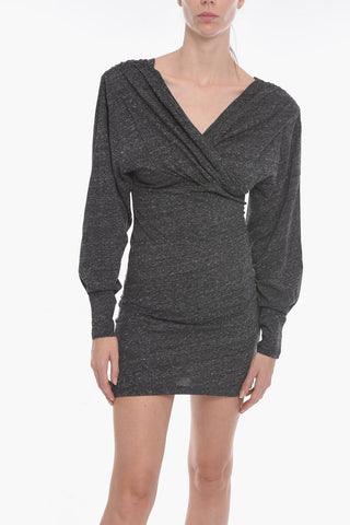 Padded Shoulders LARRA Jersey Dress