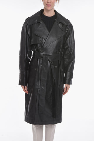 Soft-leather SORIA Double-breasted Trench