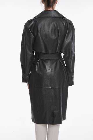 Soft-leather SORIA Double-breasted Trench