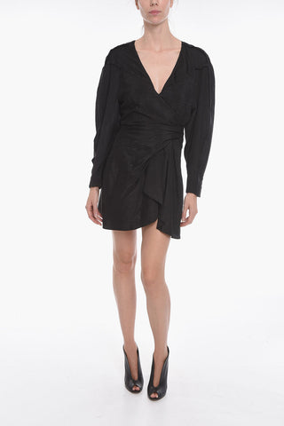 Silk Blend Chiffon ANOKIA Wrap Dress
