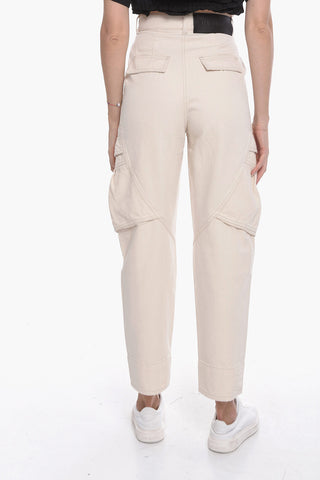 Single-pleated PLANA Cotton Cargo Pants