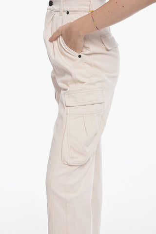 Single-pleated PLANA Cotton Cargo Pants