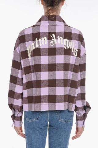 Cotton-flannel Over Shirt with Double Breast-pocket