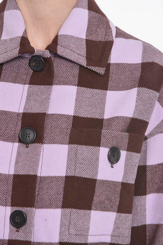 Cotton-flannel Over Shirt with Double Breast-pocket