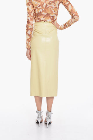 Eco-leather LEANE Longuette with Knotted Motif
