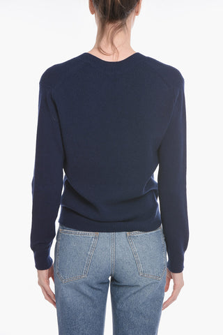 V Neck Cashmere Blend Sweater