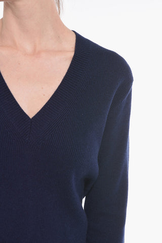 V Neck Cashmere Blend Sweater