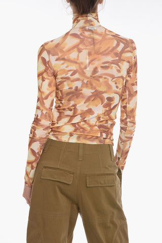 Turtleneck HARRI Floral Prited Top