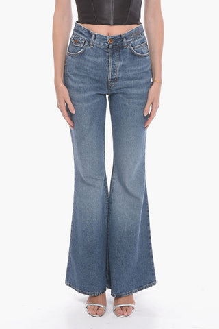 Jeans Bootcut MERAPI in Misto Cotone 35cm