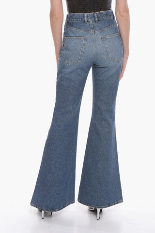 Jeans Bootcut MERAPI in Misto Cotone 35cm
