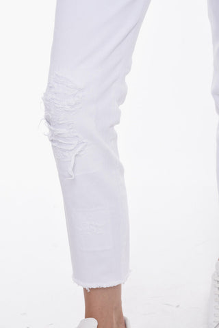 WHITE BULL Cool Girl Fit Distressed Denims 17cm