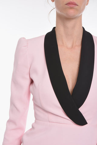 Blazer Dress with Puffed Sleeves