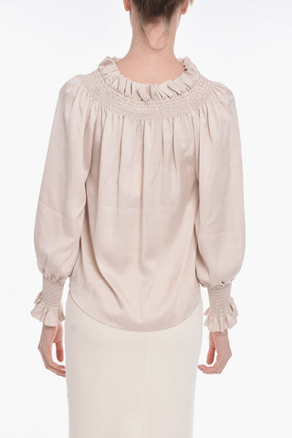 SEE BY Blusa Off-shoulder con Polsini Elastci