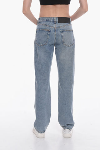 5 Pocket Light Wash Straight Fit Denims 19cm