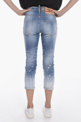 Dèlavè Wash Cool Girl Fit Cropped Denims 15cm