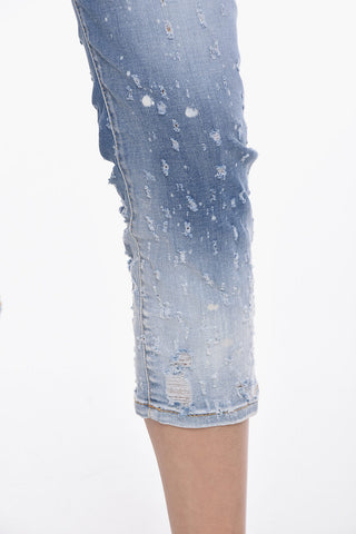Dèlavè Wash Cool Girl Fit Cropped Denims 15cm