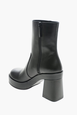 Stivaletti in Pelle MEDUSA con Charm 7cm