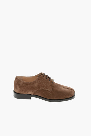 M22 Tabi Toe Suede Derby Shoes