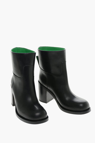 Stivaletti in Pelle CLASSIC con Punta Stondata 8cm