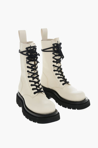 Hike Laces LUG Leather Combat Booties
